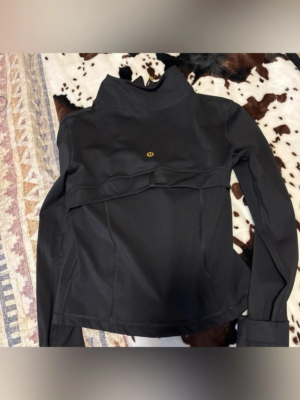 Lululemon Define Black & Gold Women’s Athletic Jacket Size XS